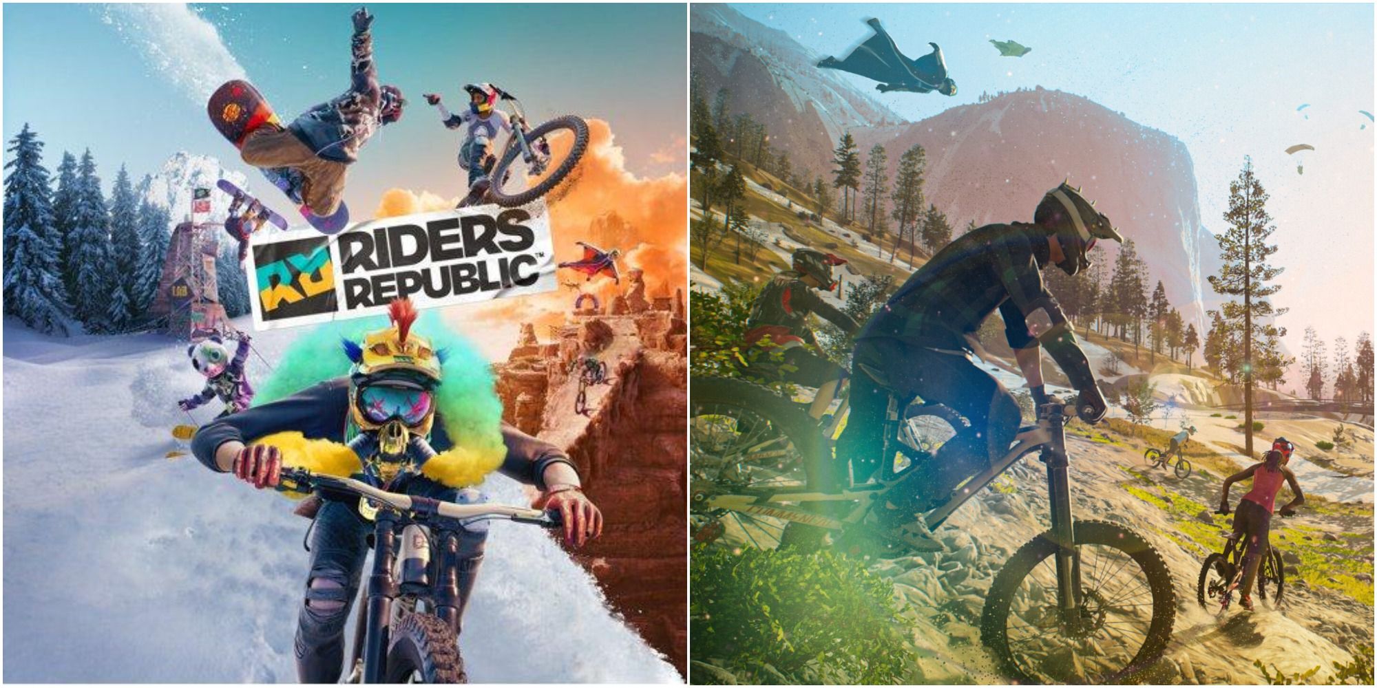 Riders republic featured image logo and cinematic screenshot