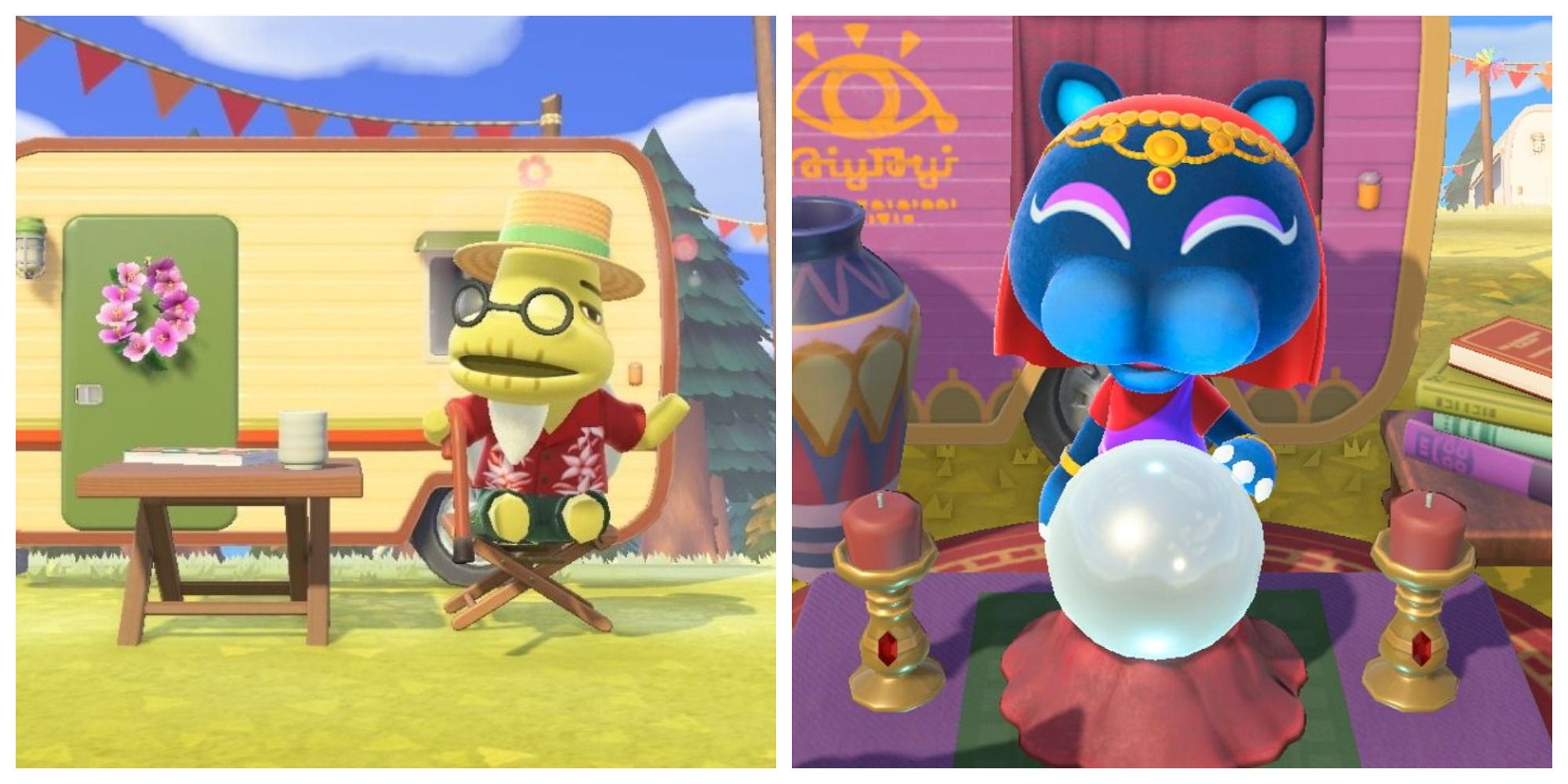 Animal Crossing New Horizons Harvey's Island Tortimer And Katrina 