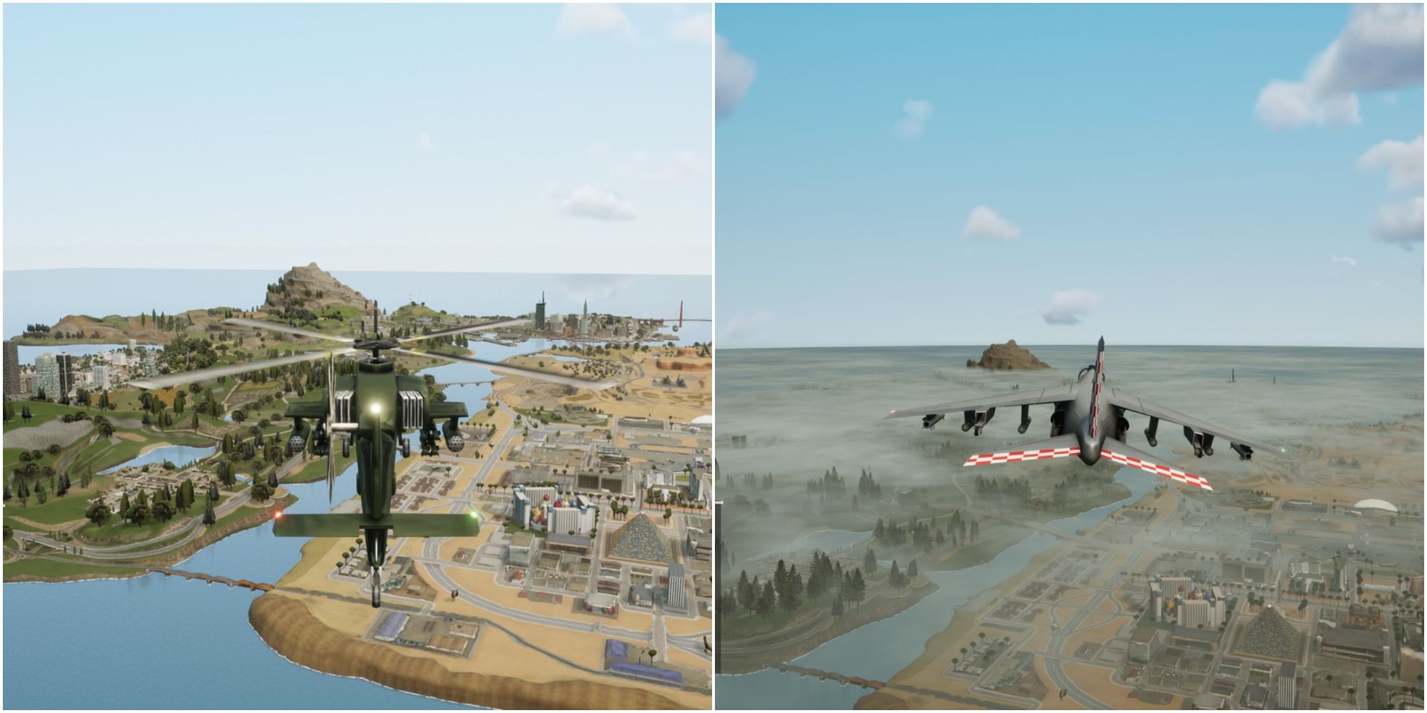 New GTA Trilogy update reintroduces the fog to San Andreas skyline