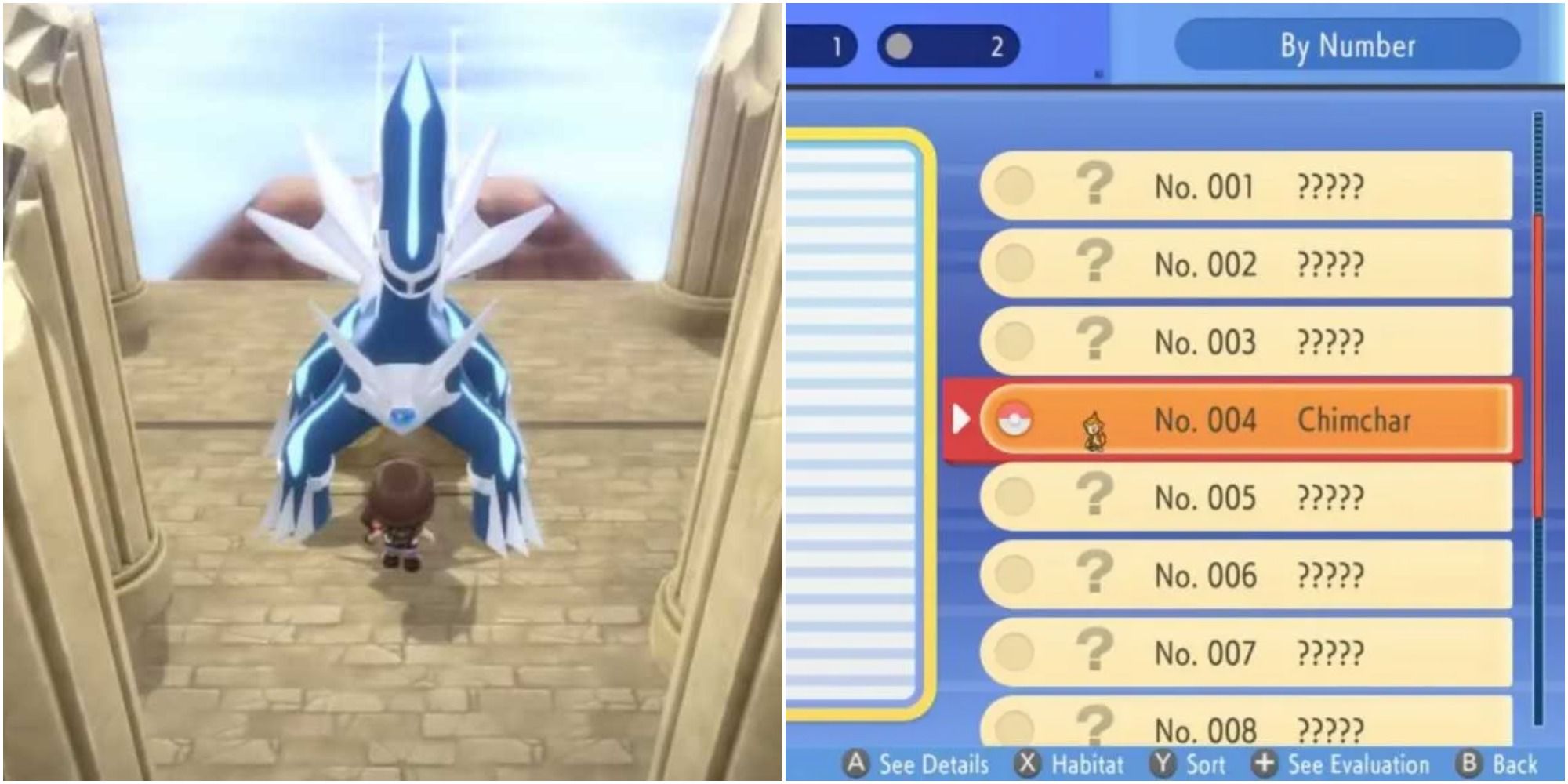 What happens with SEEN & CAUGHT National Dex in Pokemon Brilliant Diamond  Shining Pearl 