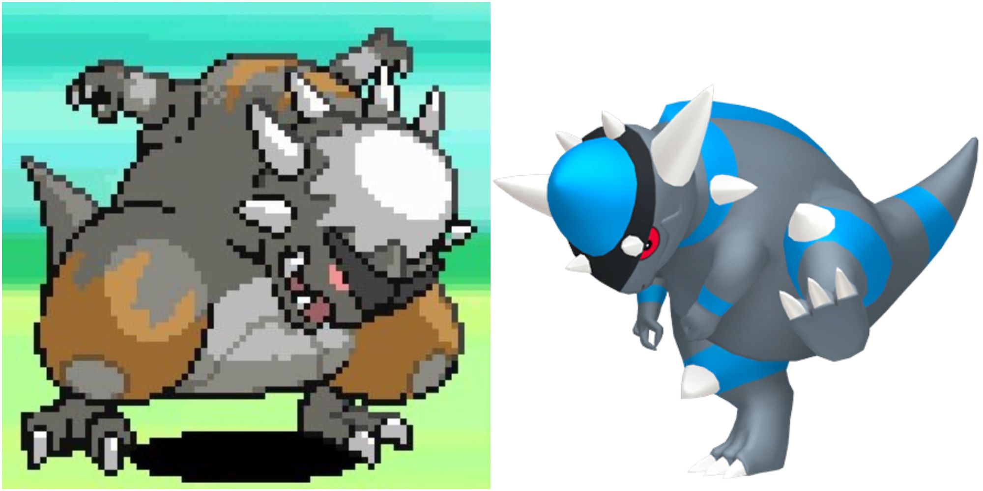 rampardos design beta vs final