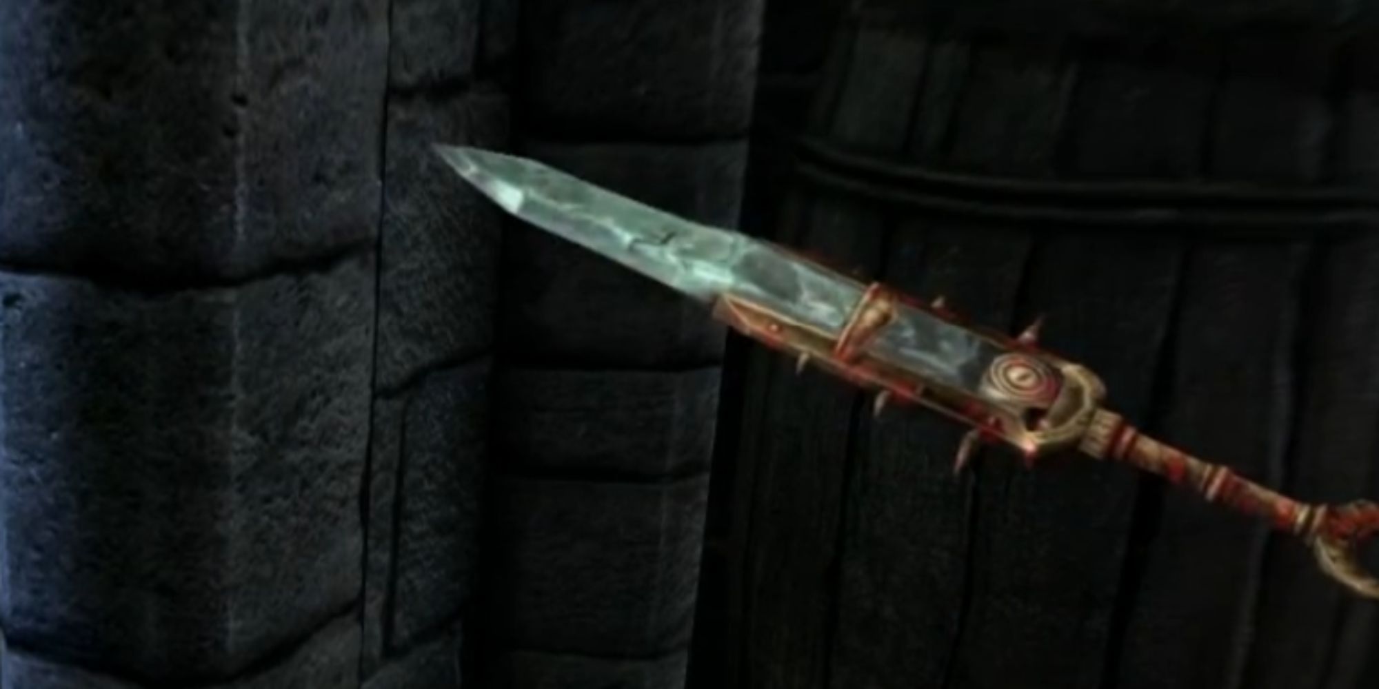 Skyrim Keening Weapon Next To A Barrel