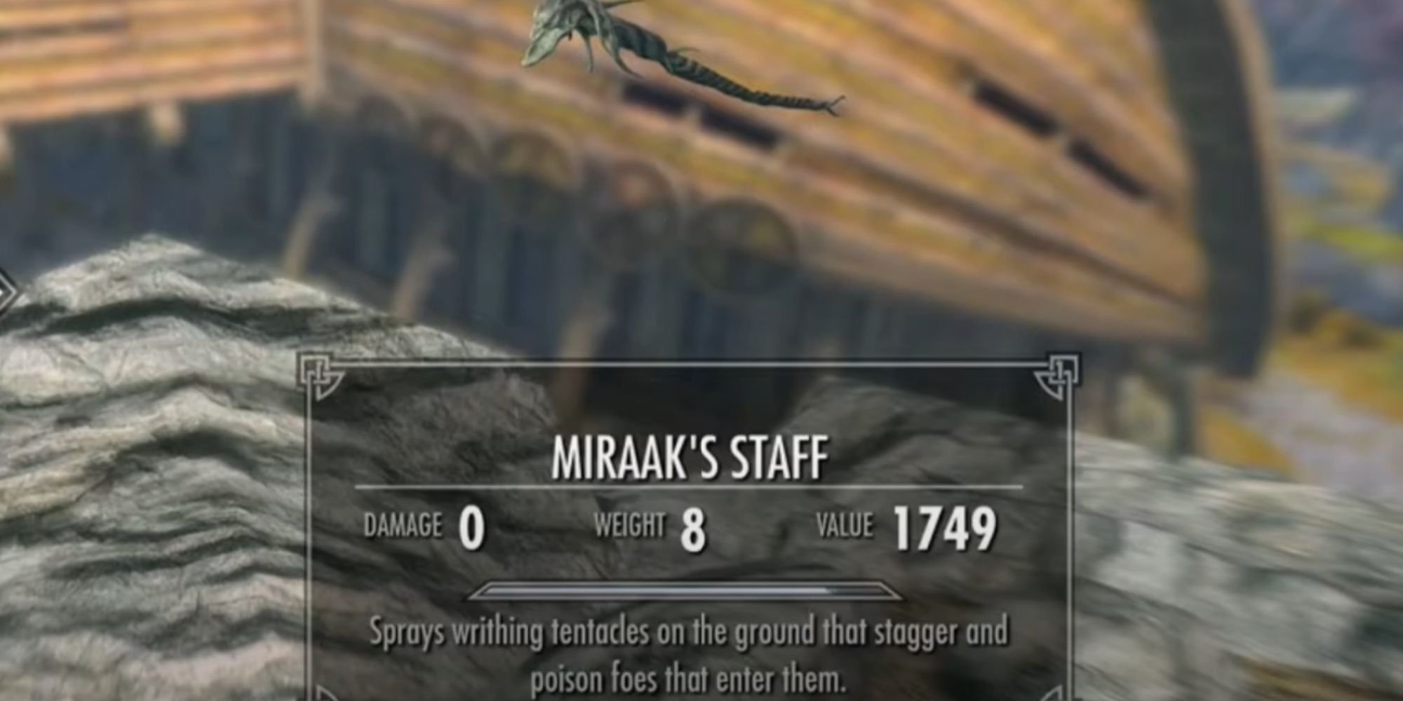 Skyrim Miraak's Staff In Inventory