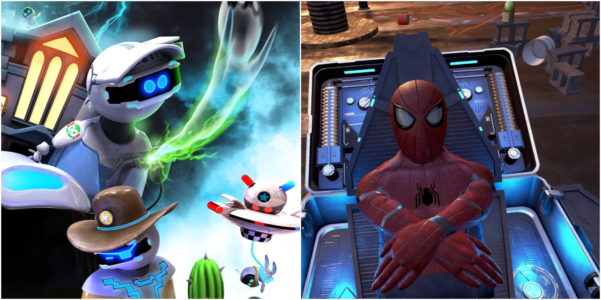 PSVR - Spiderman Homecoming and Playroom