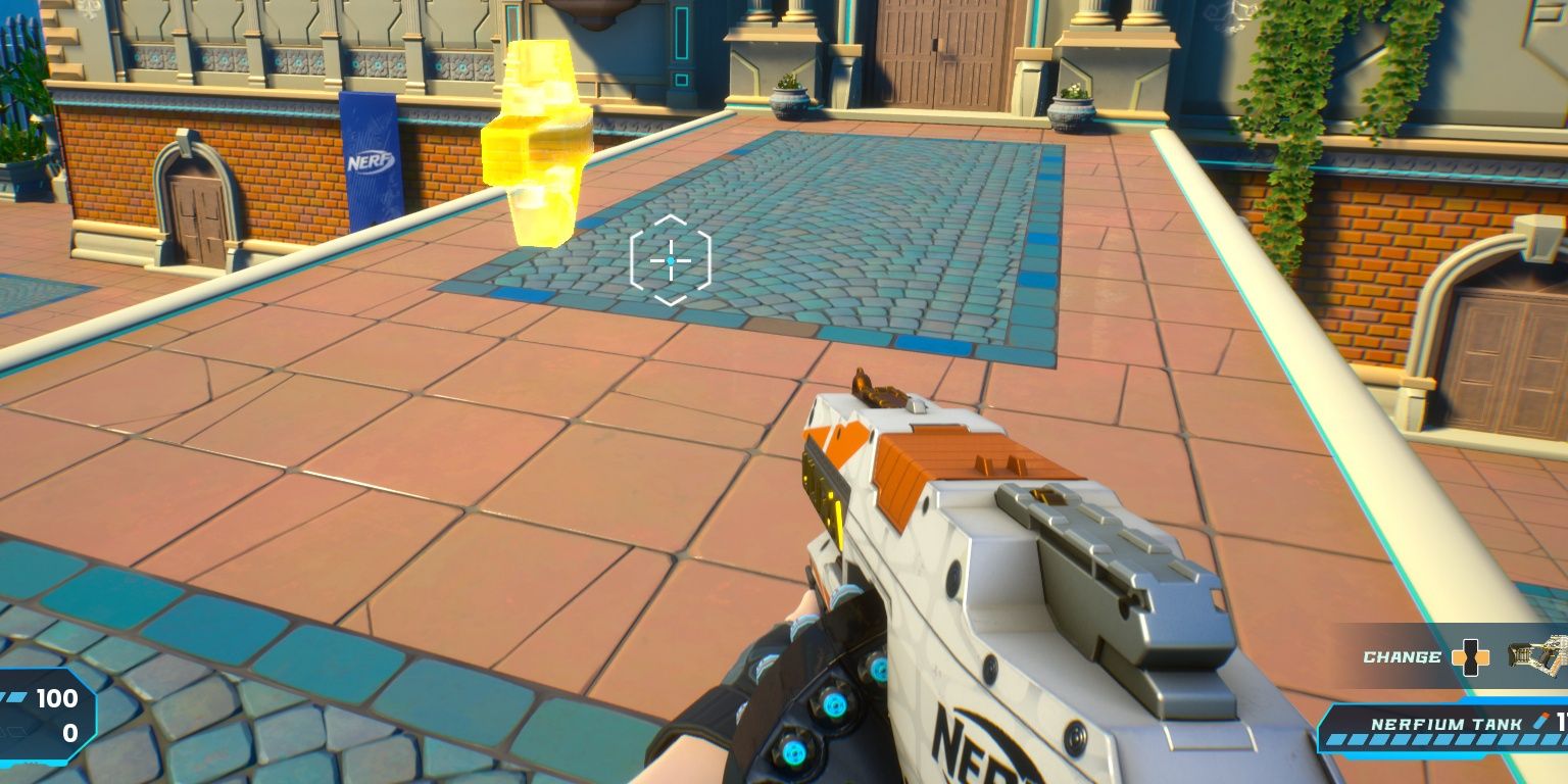 yellow health pickup in nerf legends