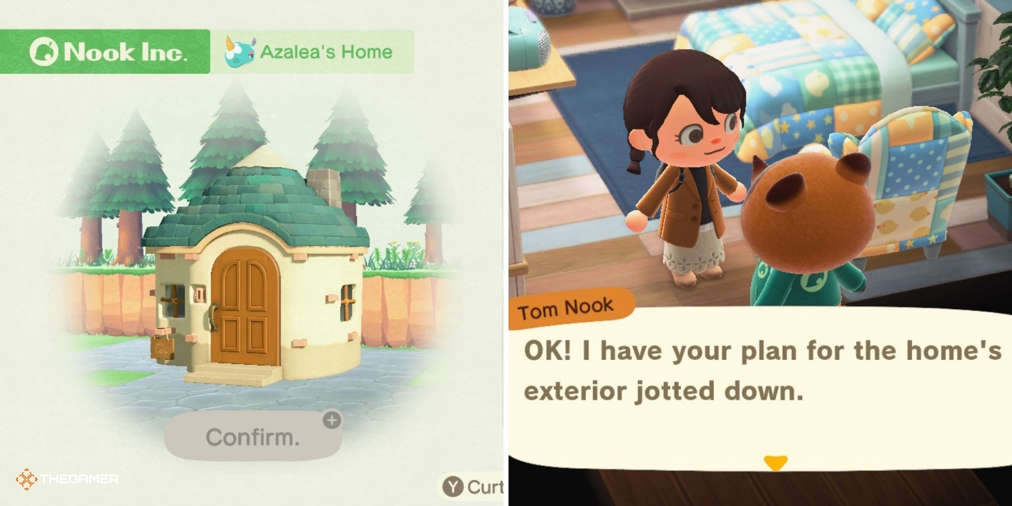Animal Crossing New Horizons - Remodeling Azalea's house (exterior)