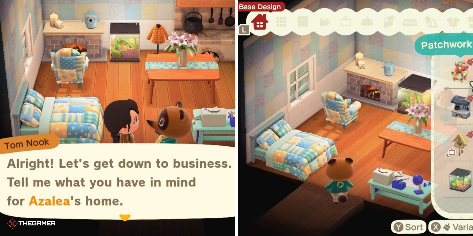 Animal Crossing New Horizons - Remodeling Azalea's house