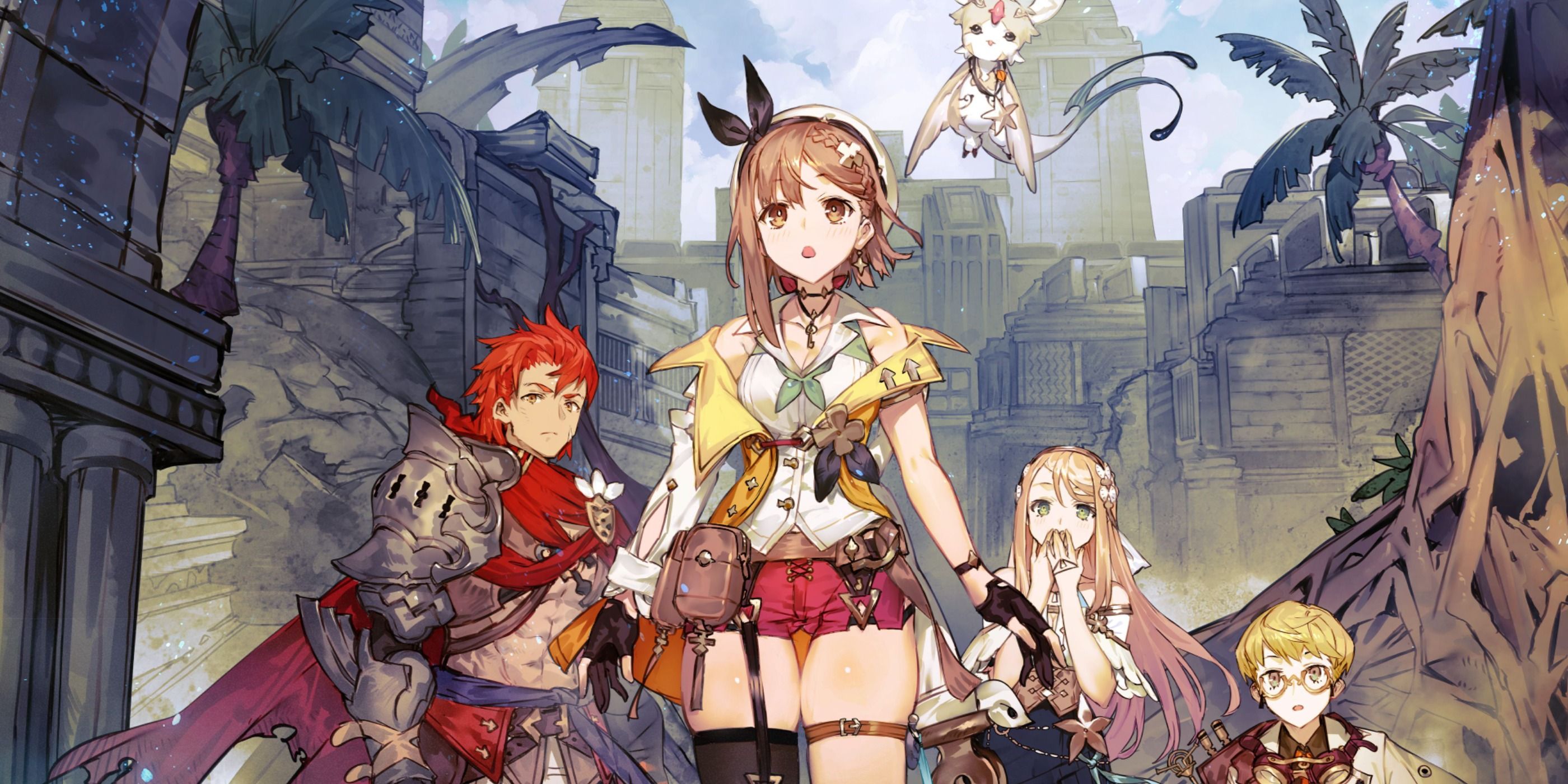 Key art showcasing the cast of Atelier Ryza 2: Lost Legends & the Secret Fairy