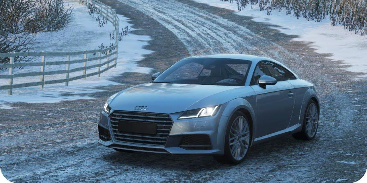 The Audi TTS Coupe in Forza Horizon