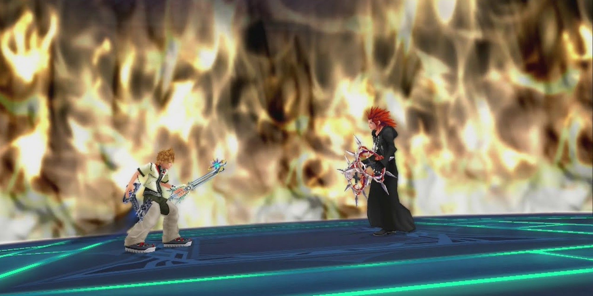 Kingdom Heart II: Roxas And Axel's Final Confrontation