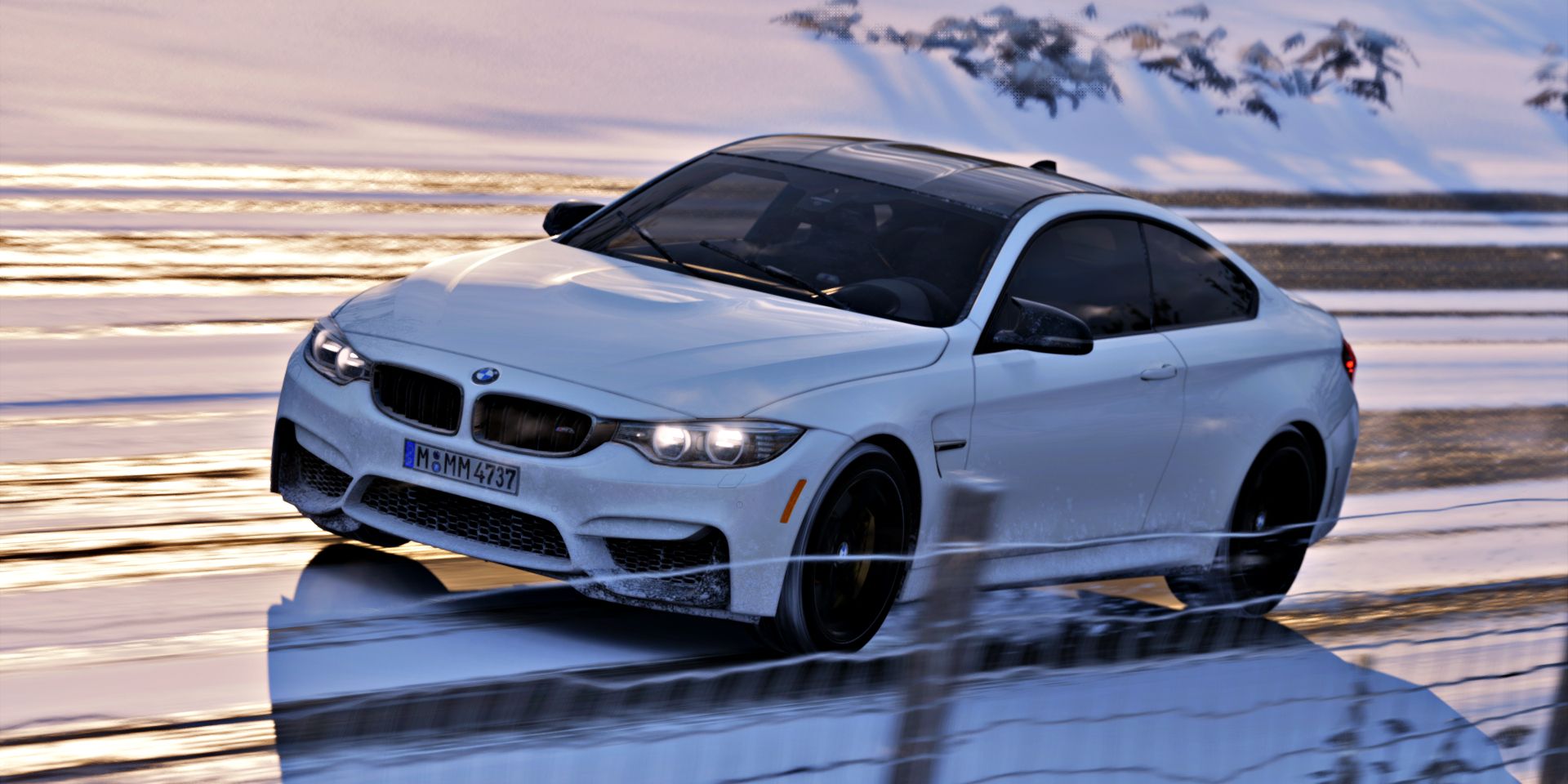The BMW M4 Coupe in Forza Horizon