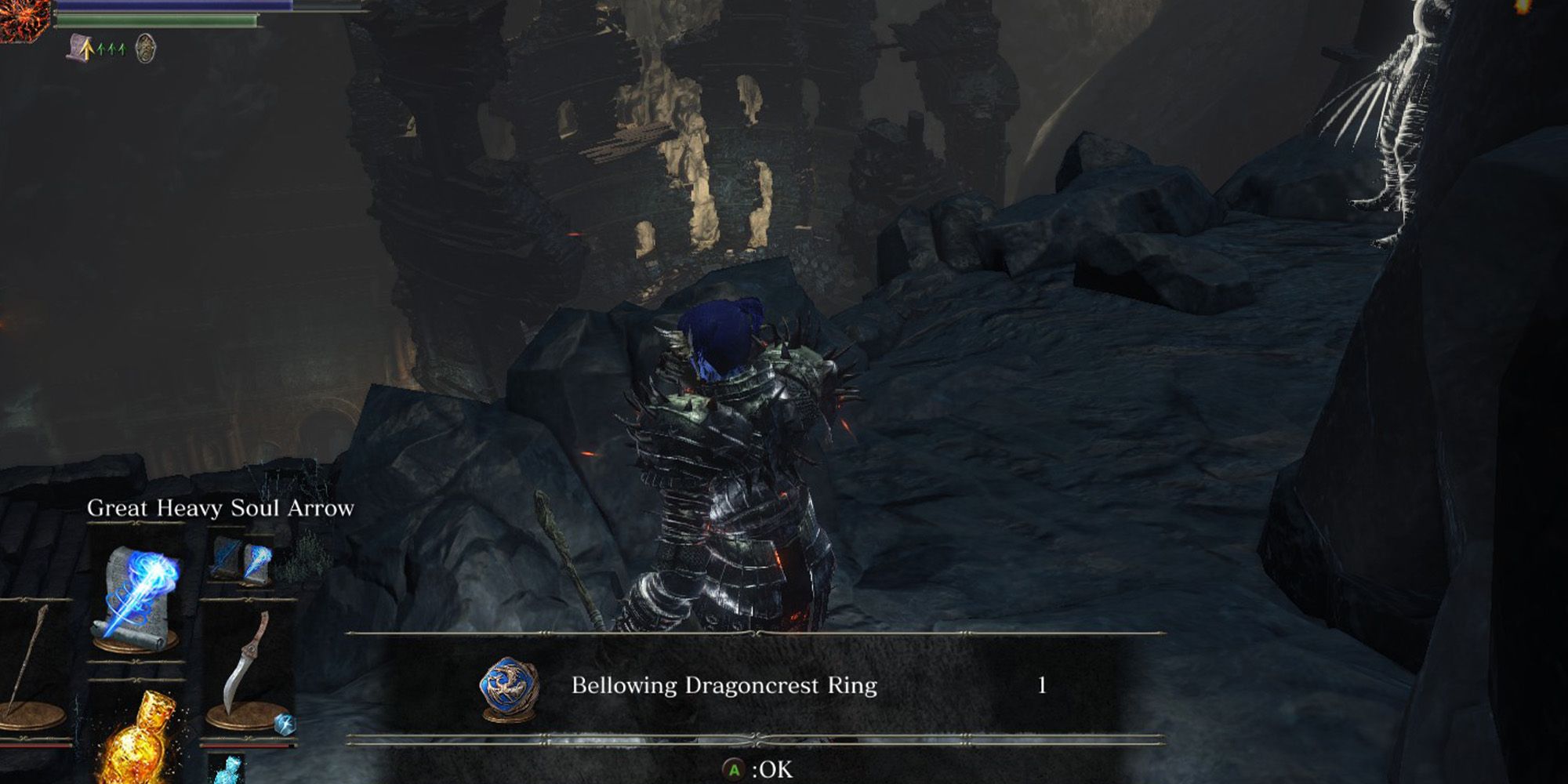 Bellowing Dragoncrest Ring Location in Dark Souls 3
