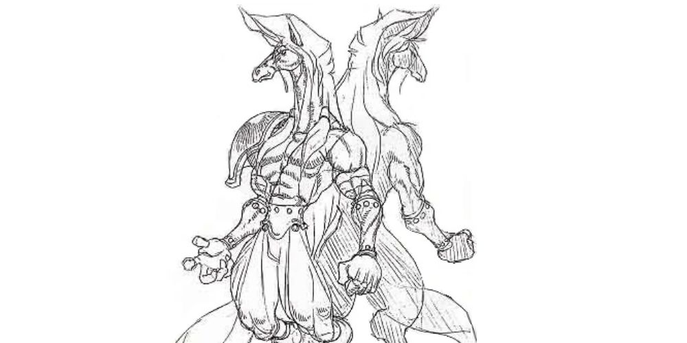 Breath Of Fire 3's Balio And Sunder (as depicted in their official concept art)
