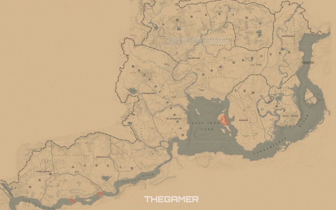 Crab map locations RDO