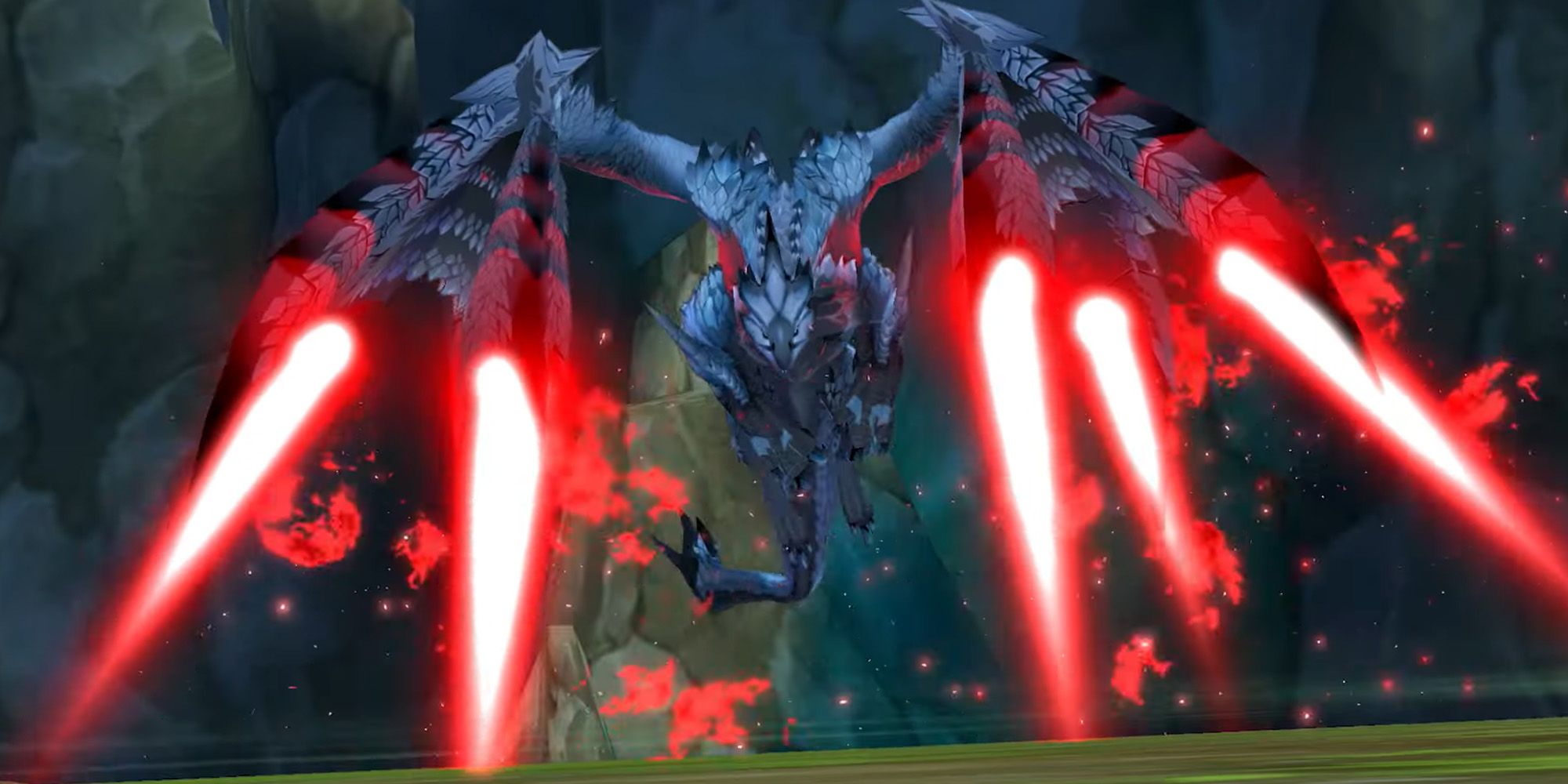 Crimson Glow Valstrax from Monster Hunter Rise