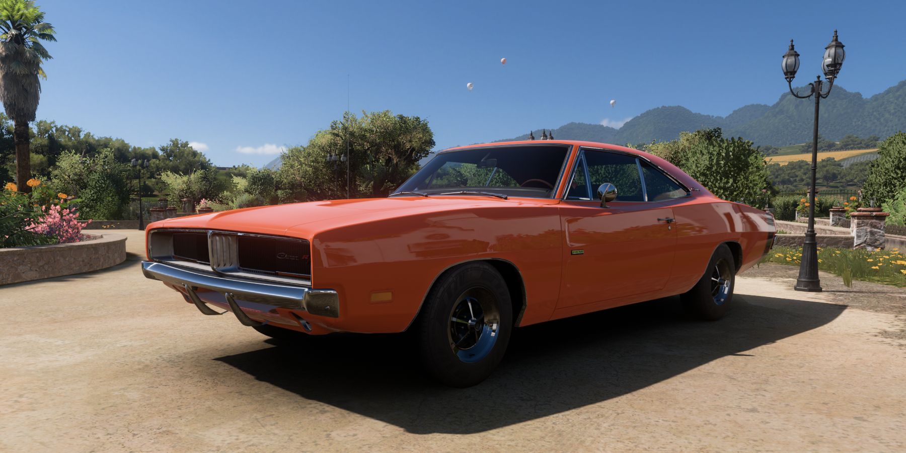 A 1969 Dodge Charger RT in Forza Horizon 5