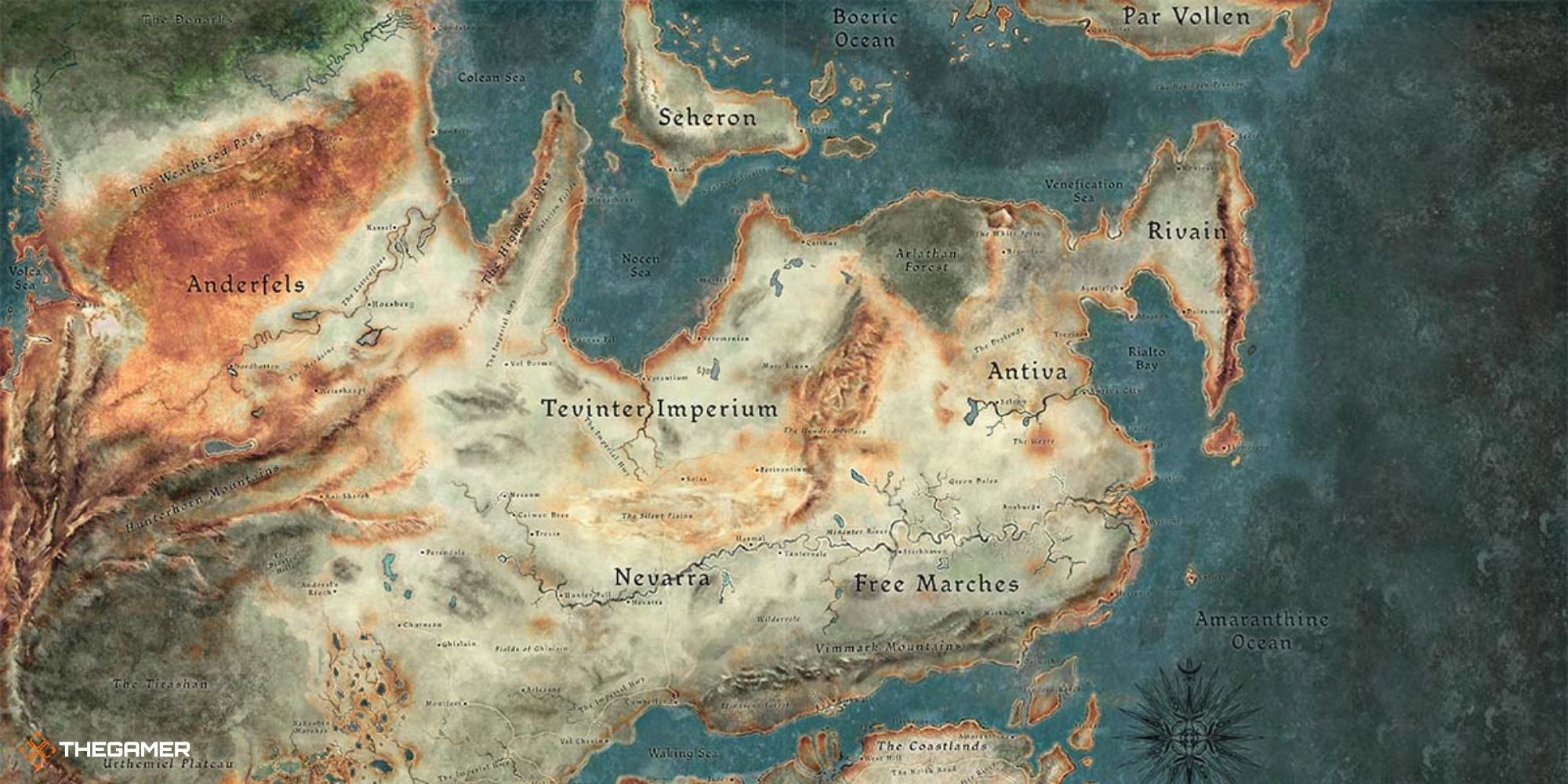 Dragon Age - Map of Thedas