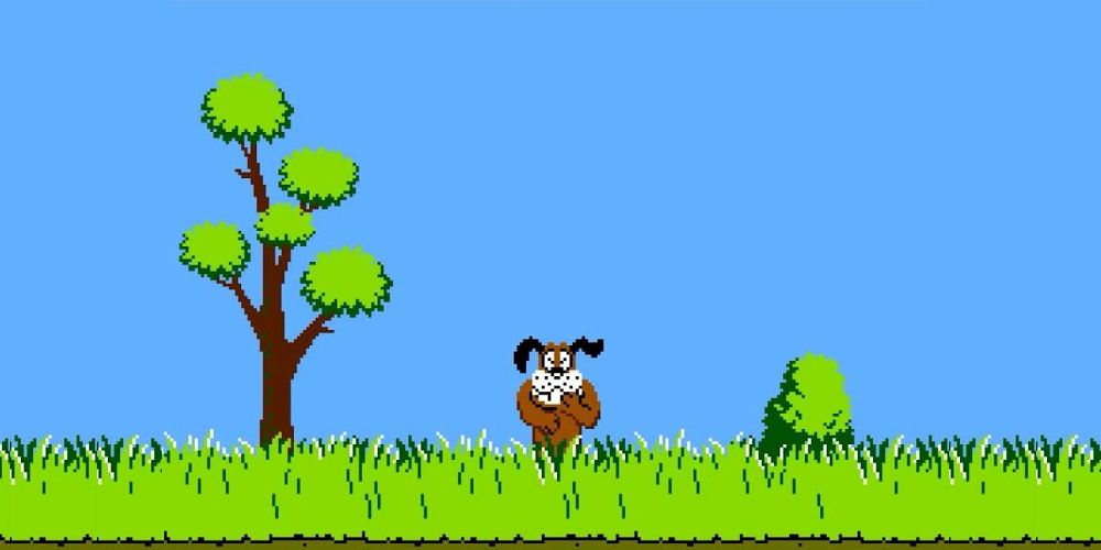 Duck Hunt Dog laughing... always laughing...