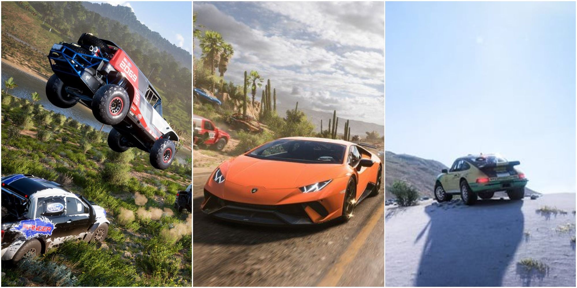 Forza Horizon 2 vs Forza Horizon 3 vs Forza Horizon 4 - Lamborghini Huracan  Sound Comparison 