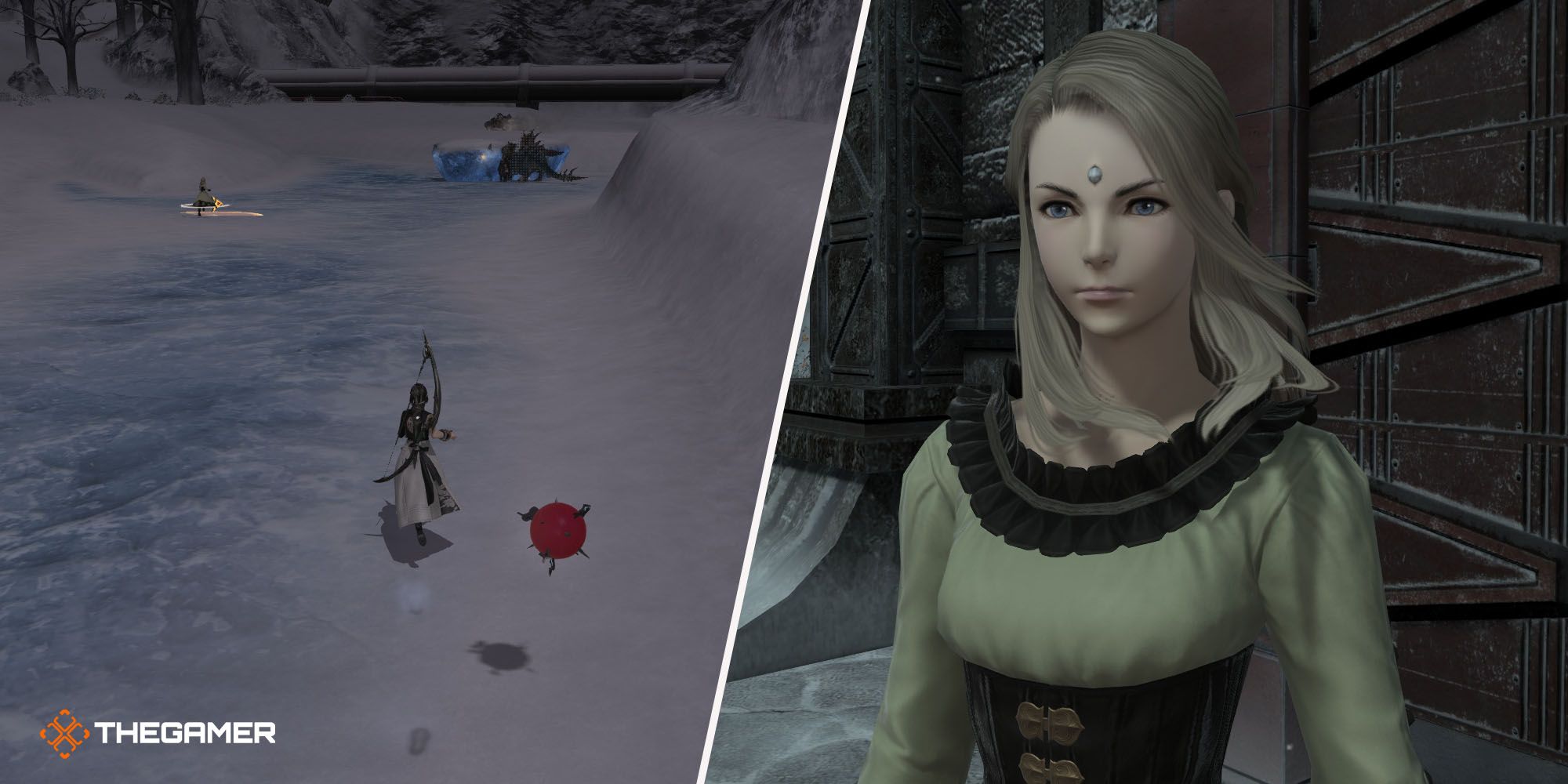 Final Fantasy 14 Endwalker Tracks in the Snow collage