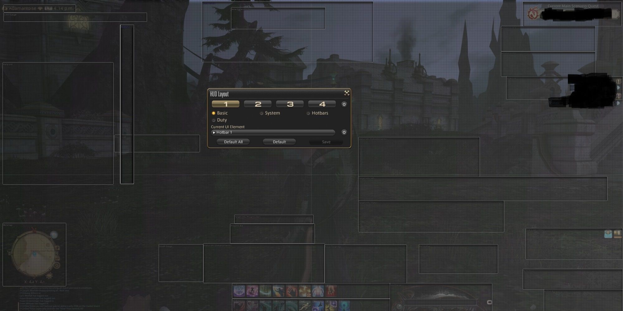 Final Fantasy 14 How To Change Your HUD Layout