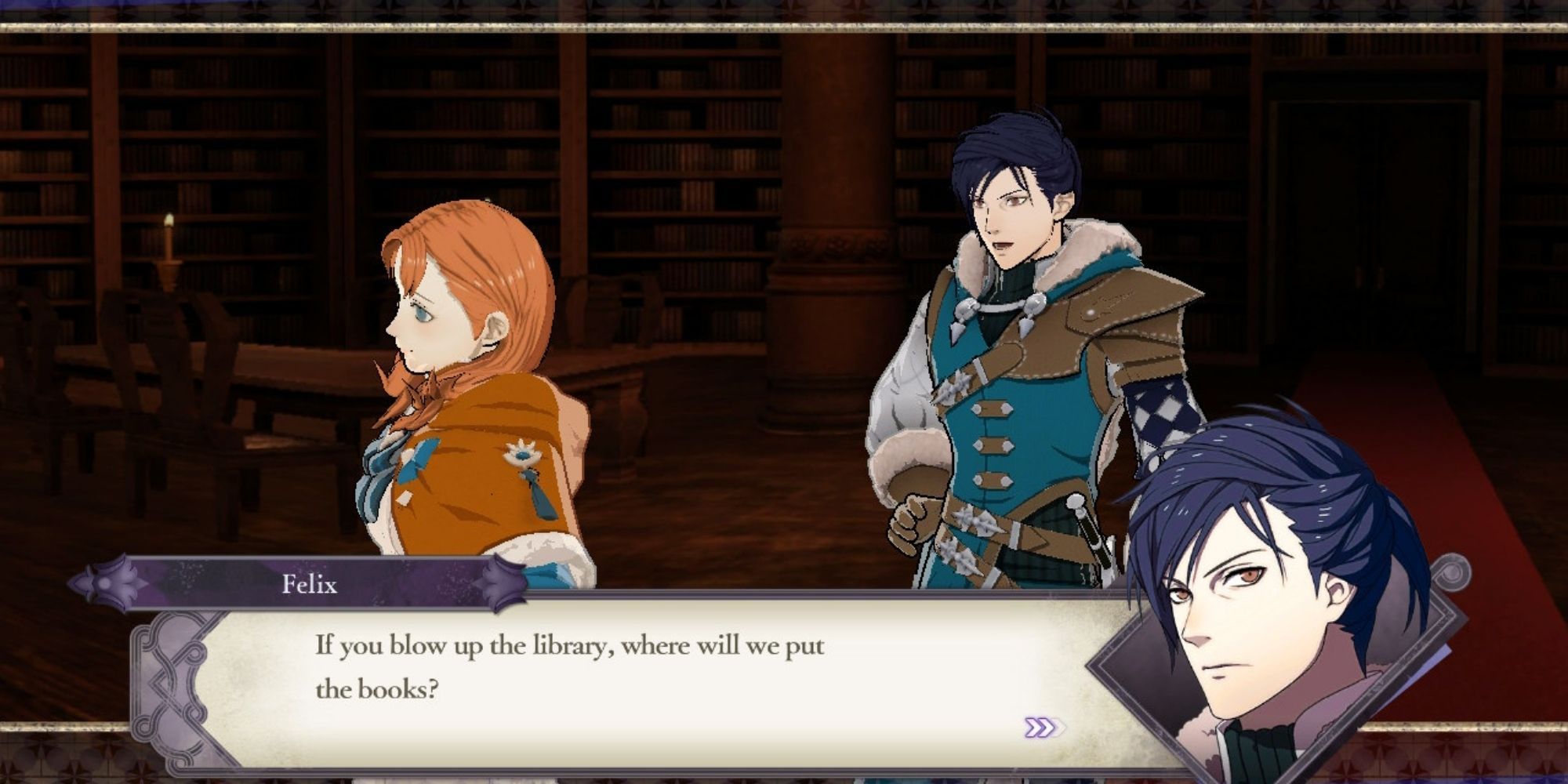 Fire Emblem Three Houses - Felix and Annette Support Conversation