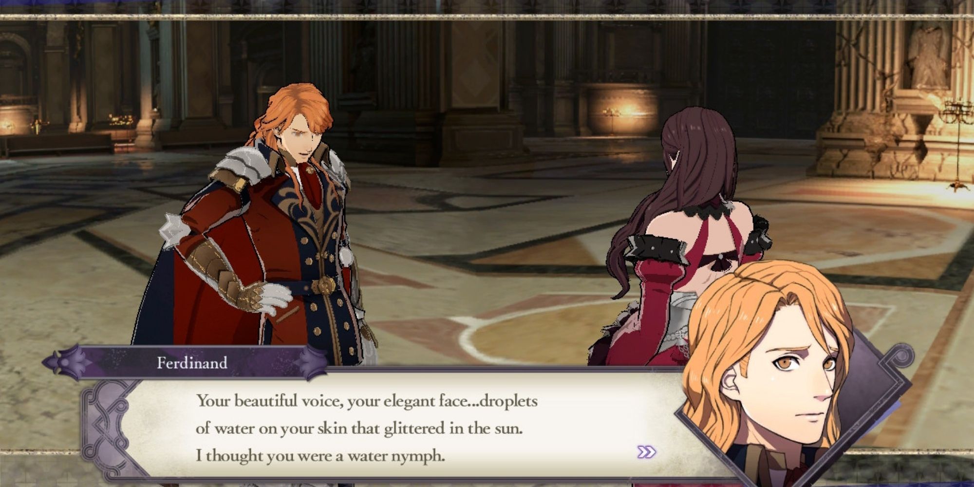 Fire Emblem Three Houses - Ferdinand and Dorothea Support Conversation