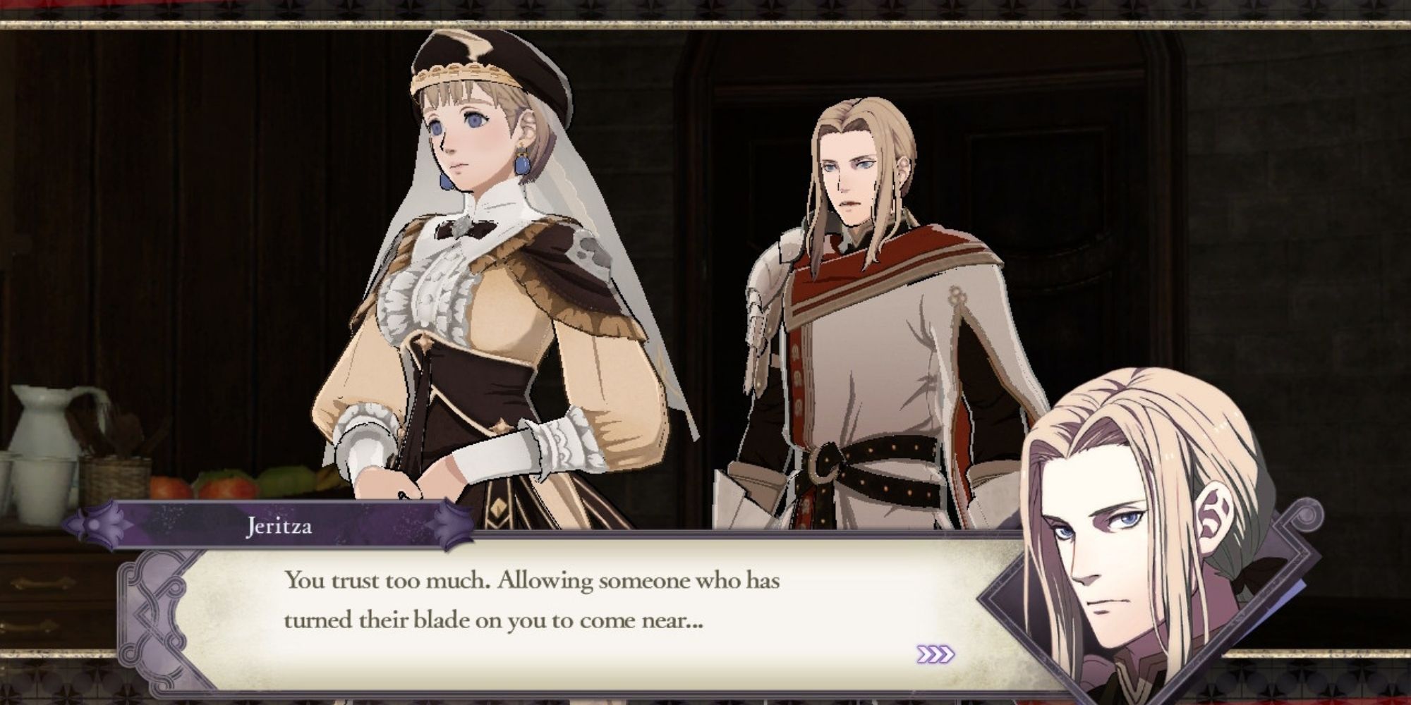 Fire Emblem Three Houses - Mercedes and Jeritza Support Conversation