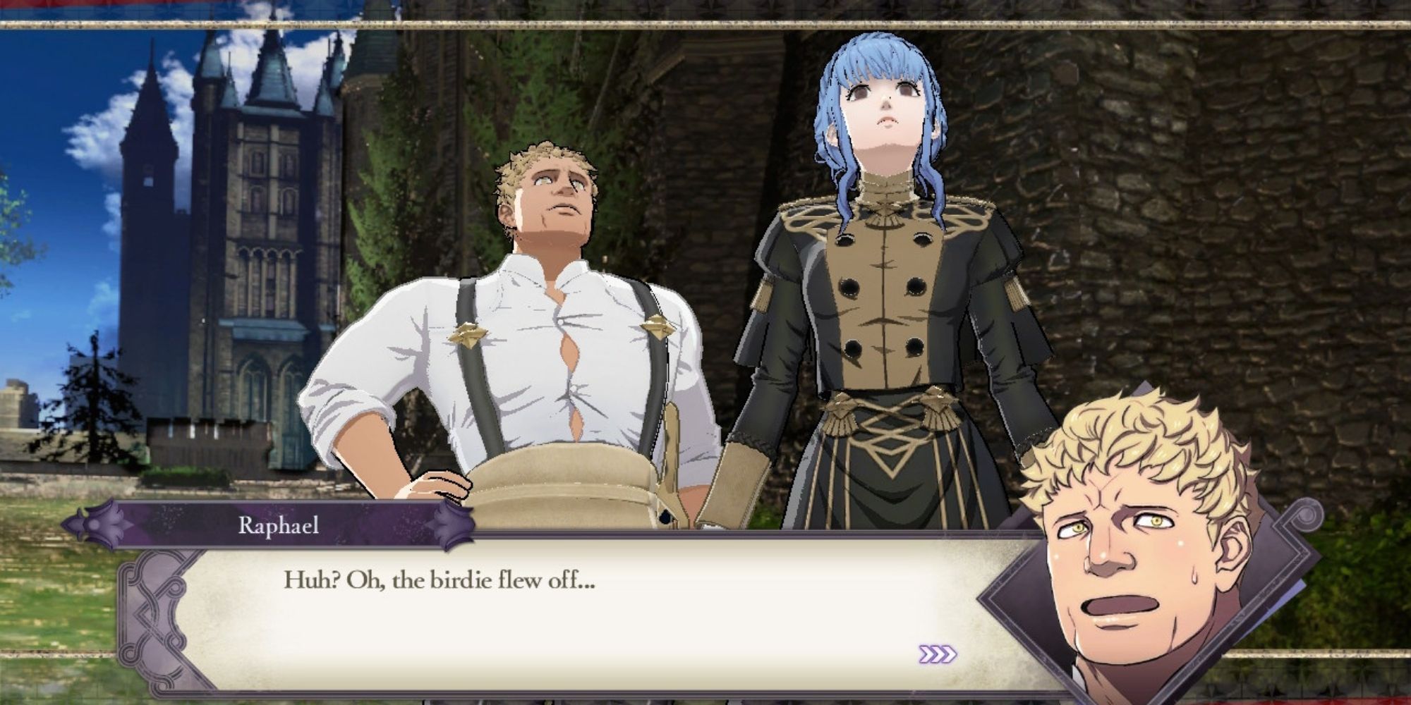 Fire Emblem Three Houses - Raphael and Marianne Support Conversation