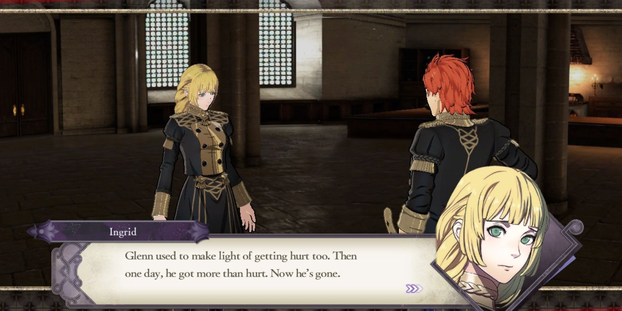 Fire Emblem Three Houses - Sylvain and Ingrid Support Conversation