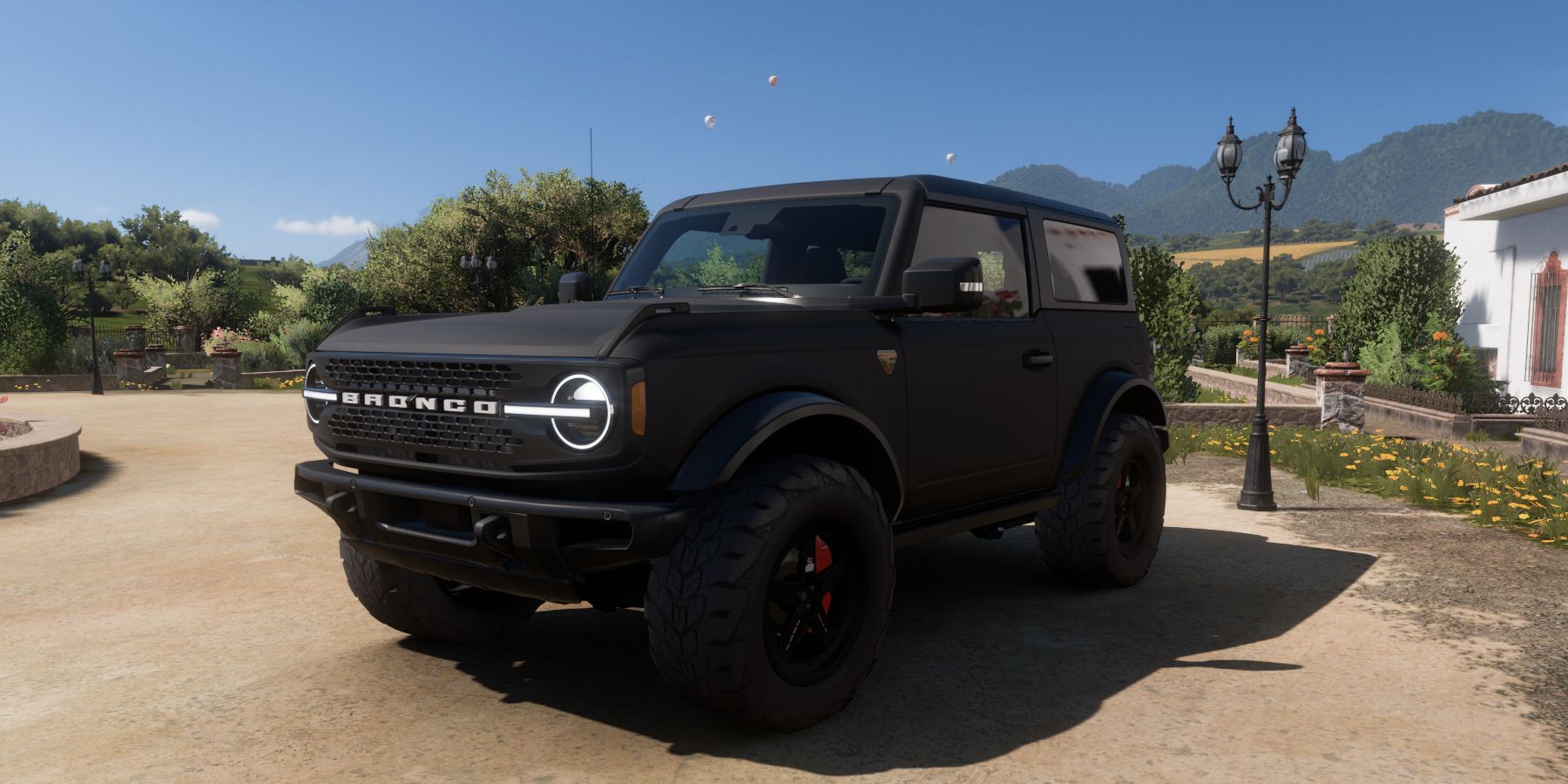 A 2021 Ford Bronco in Forza Horizon 5