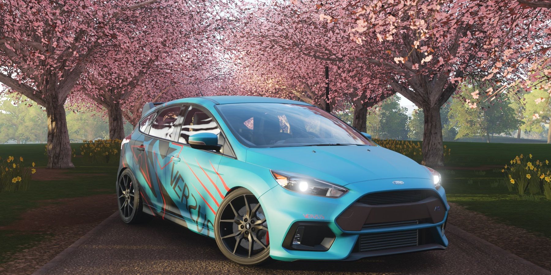 The Ford Focus RS in Forza Horizon
