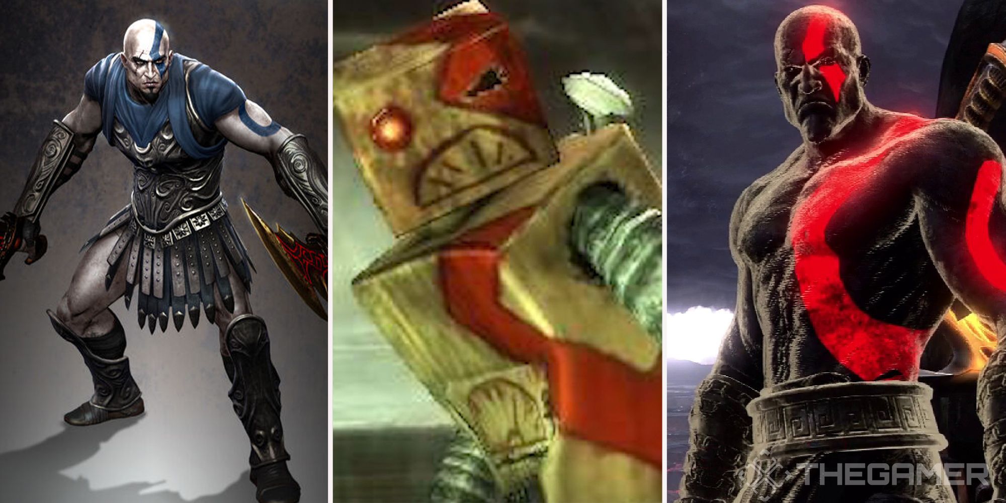 We thought that in the god of war 3, all keratos equipment had