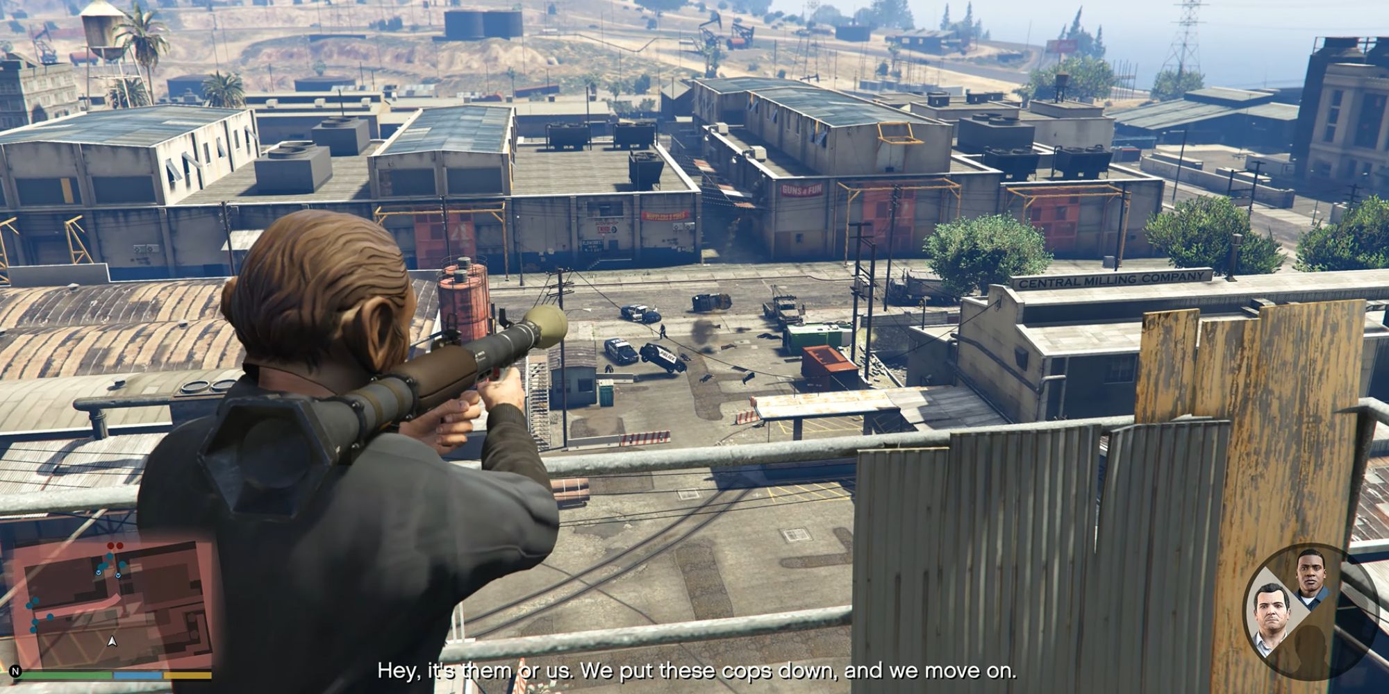 Grand Theft Auto 5 Screenshot Of Trevor Firing Rockets