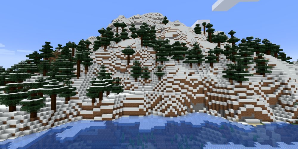 A grove in Minecraft