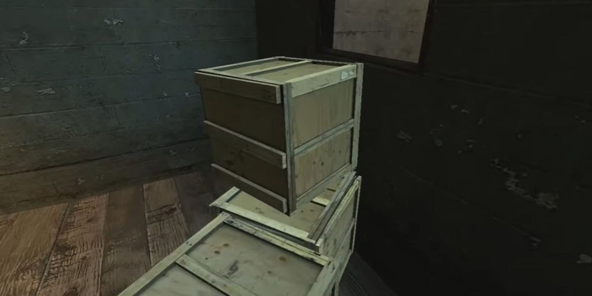 Half Life 2, crate stacking to reach a window