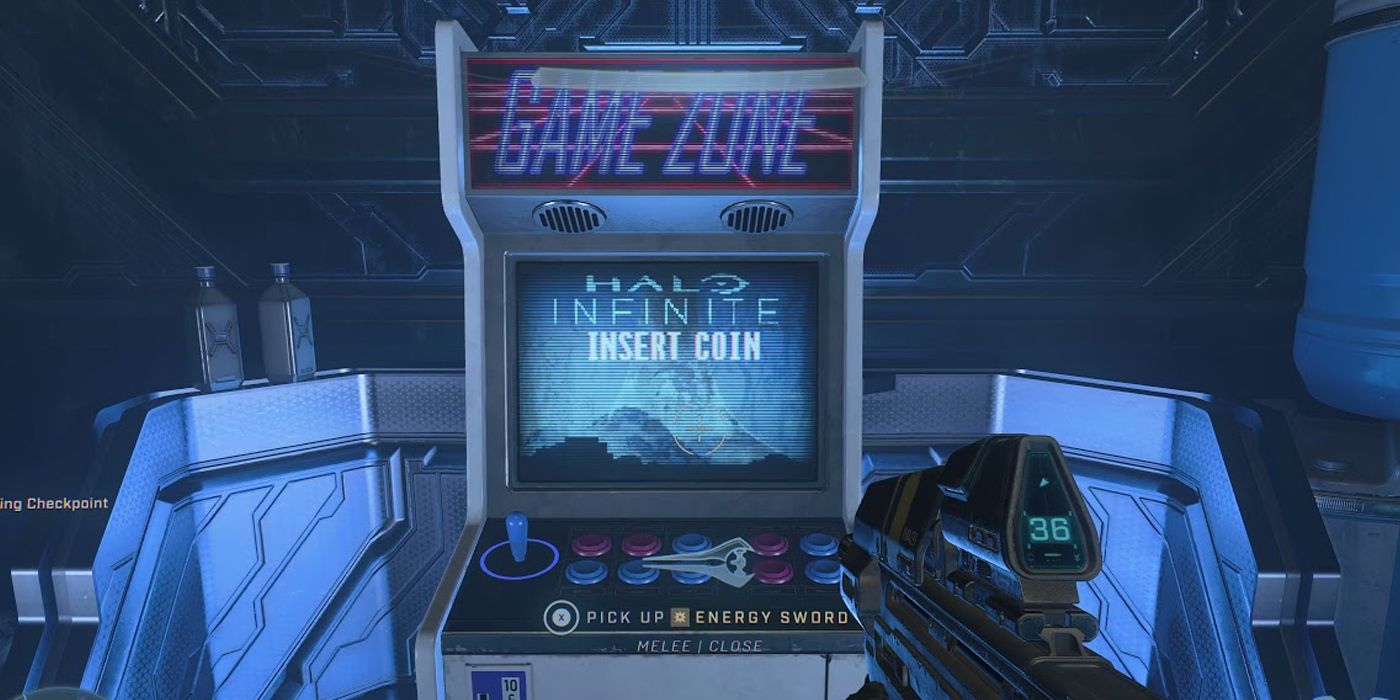Halo Infinite Easter Eggs 6 arcade cabinet
