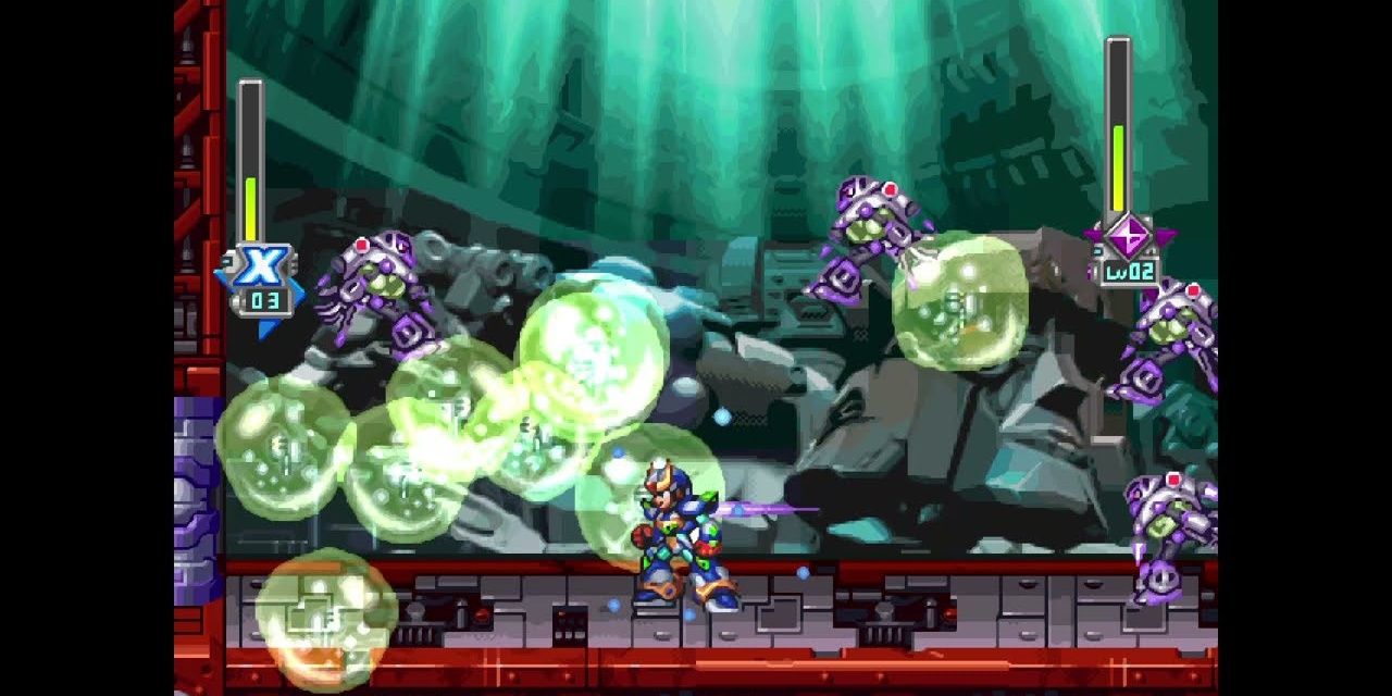Infinity Mijinion Mega Man X6 boss fight 