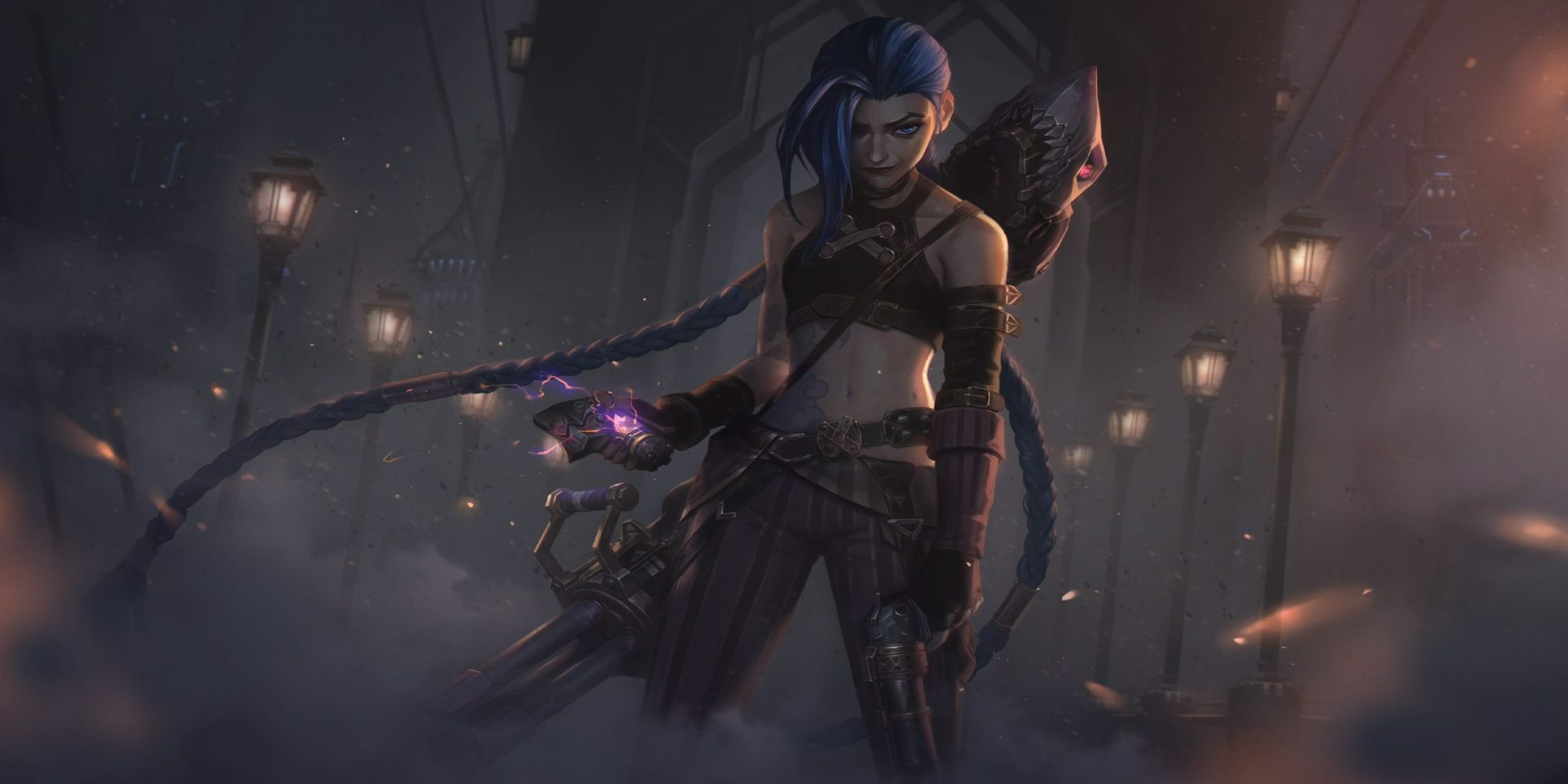 The Jinx Arcane skin in League of Legends