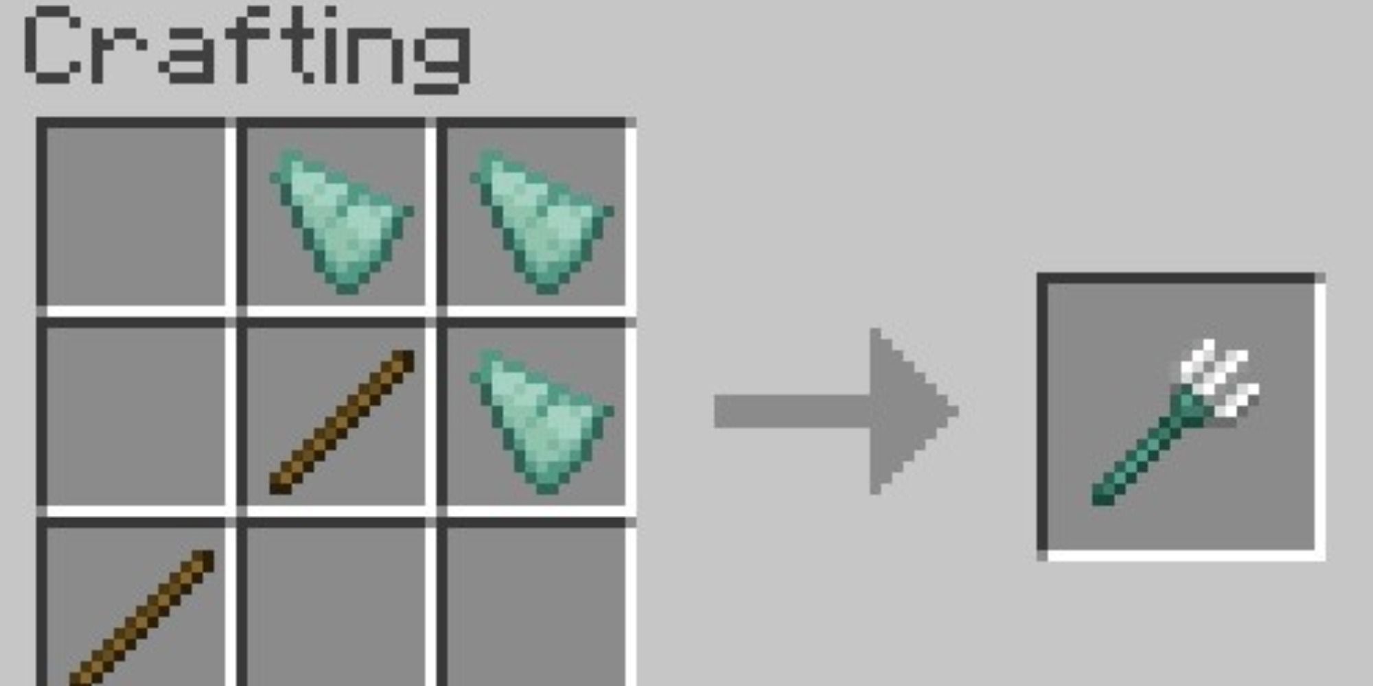 Minecraft data pack Trident Crafting 1