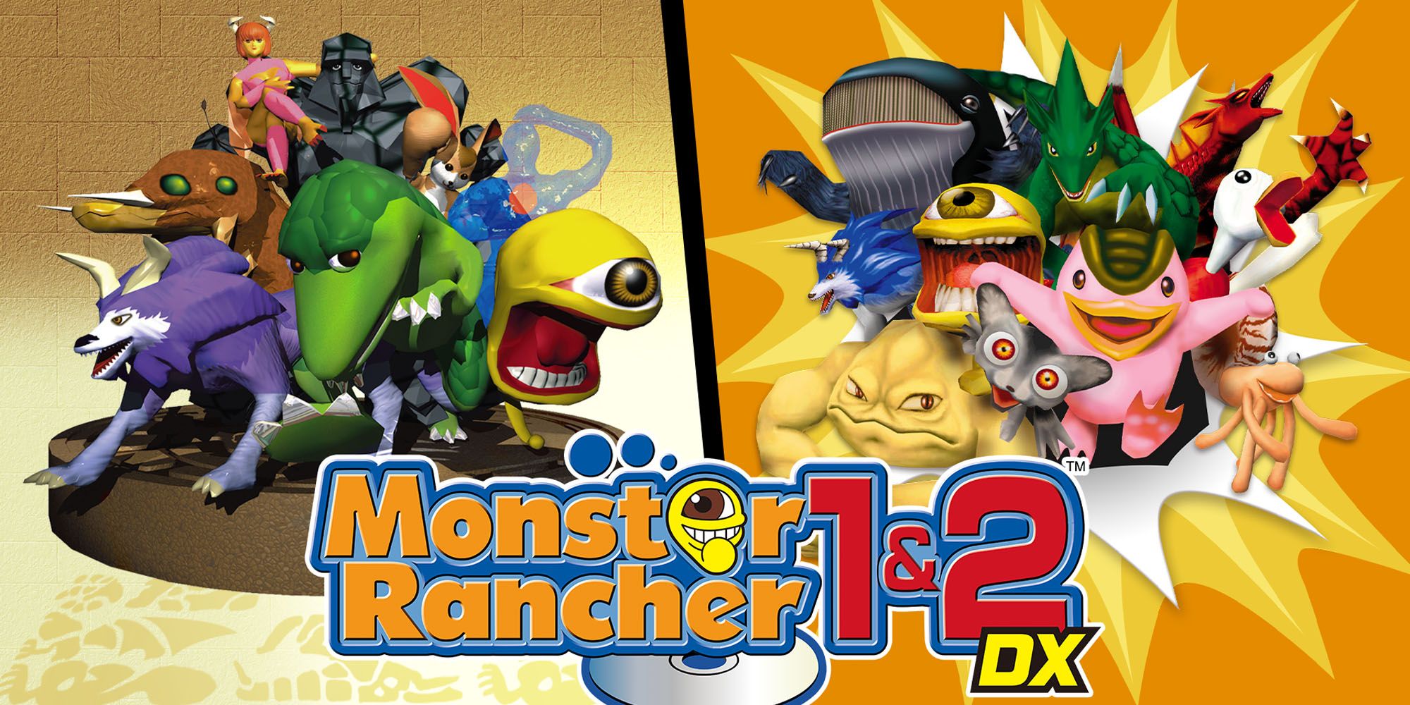 Monster Rancher 1&2 DX key artwork