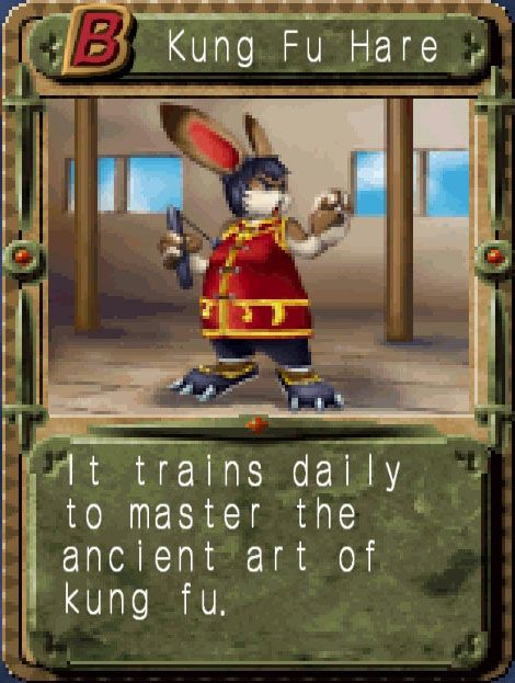 Monster Rancher 2 Kung Fu Hare