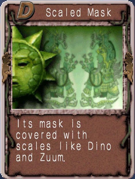 Monster Rancher 2 Scaled Mask