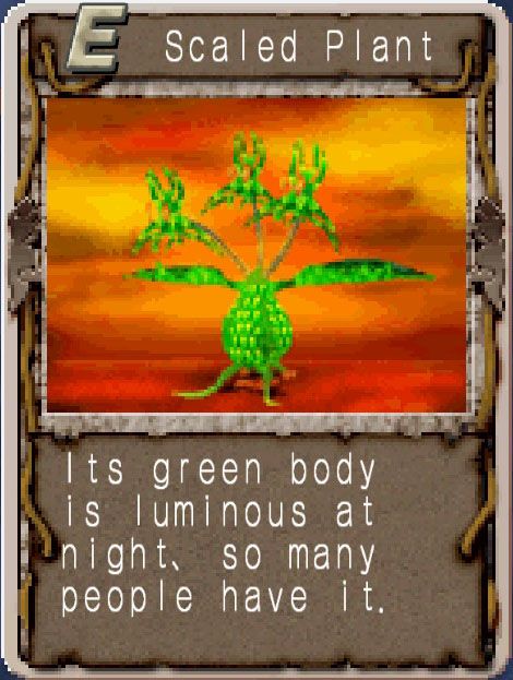 Monster Rancher 2 Scaled Plant