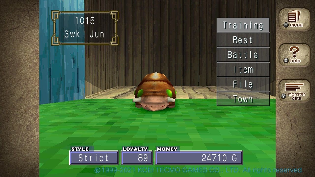 Monster Rancher 2 Worm on the third week of June