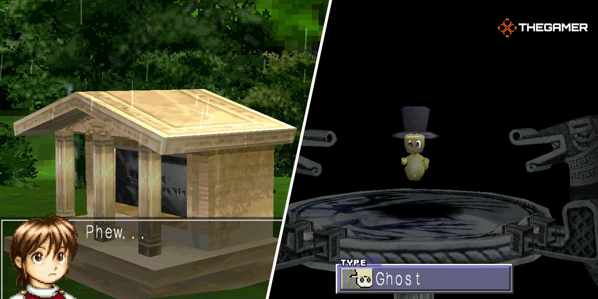 Monster Rancher 2 altar ghost collage