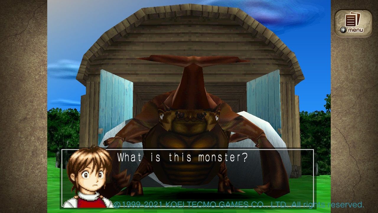 Monster Rancher 2 beaclon emerges from cocoon