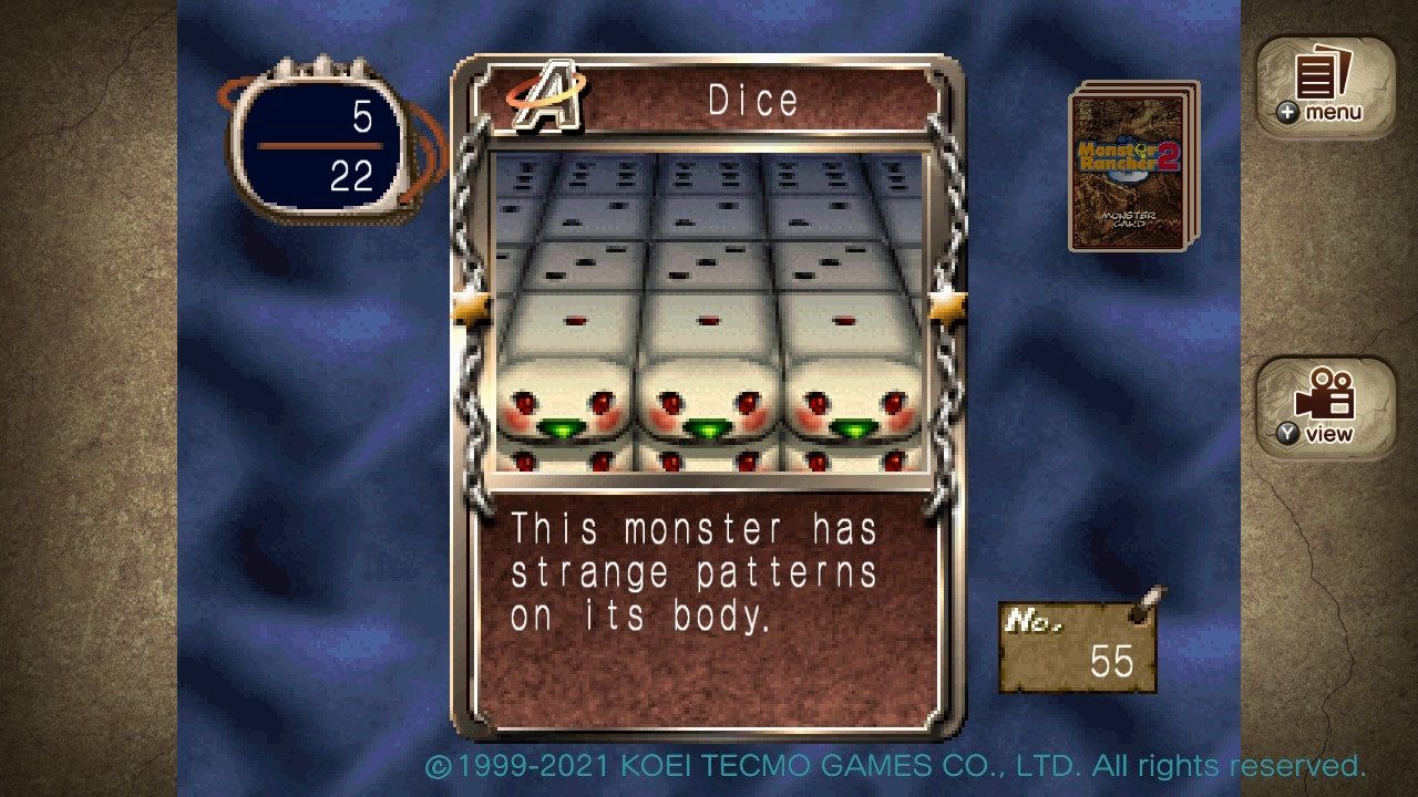 Monster Rancher 2 card collection