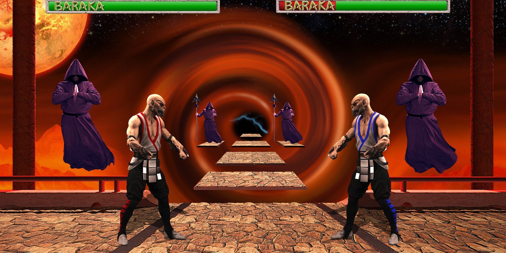 ultimate mortal kombat trilogy one button fatality