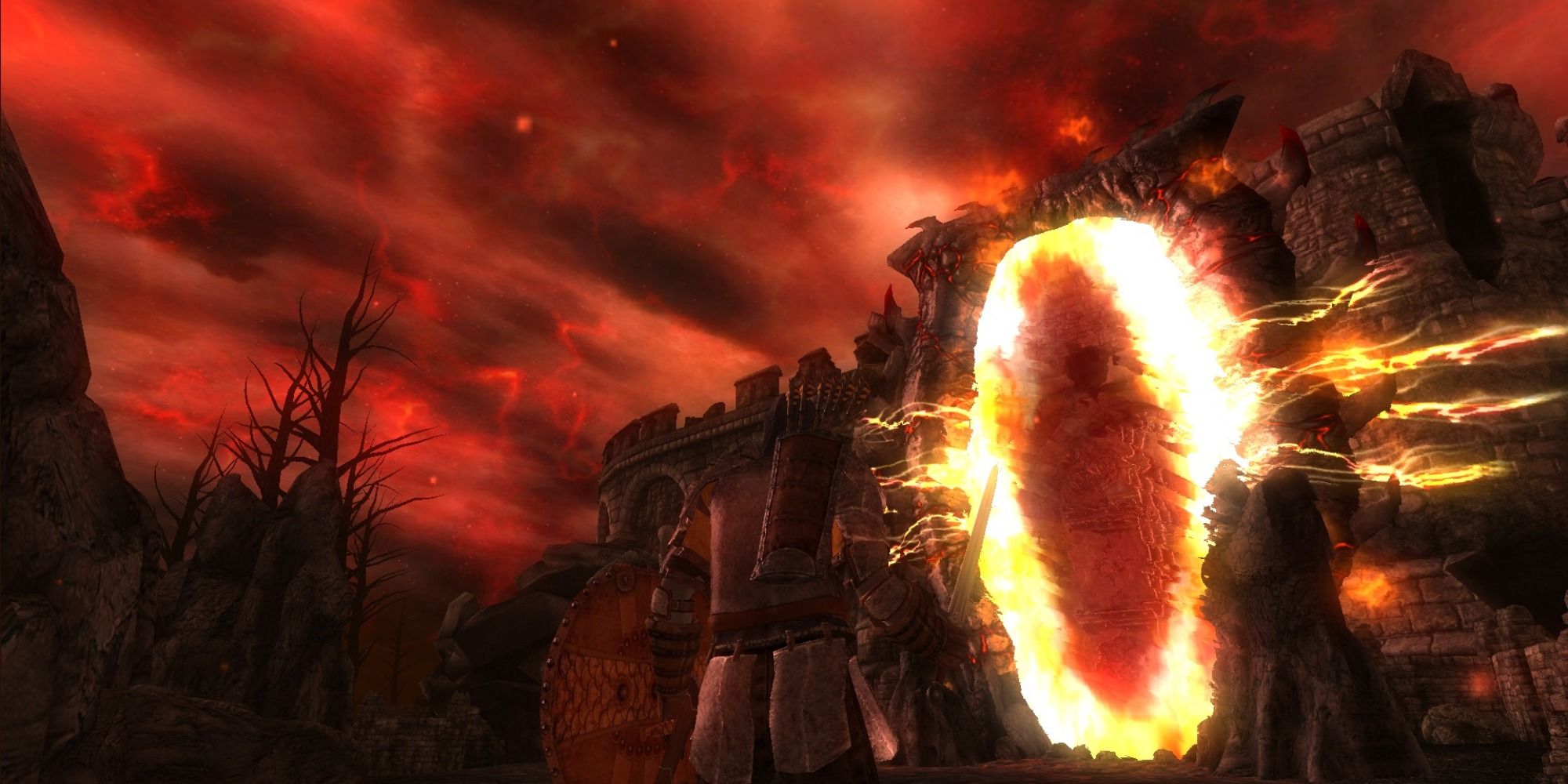 The Oblivion Gate that opened at Kvatch